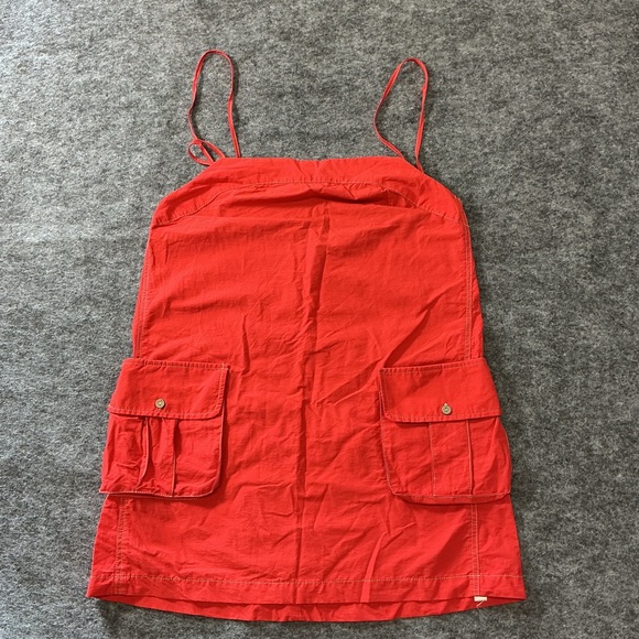 Free People Dresses & Skirts - Free People Vibrant Red Mini Dress With Adjustable Straps Size M
